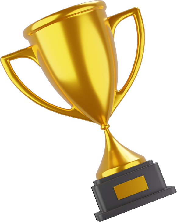 Gold Championship Trophy 